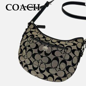 Coach Classic Signature Print Crossbody Purse